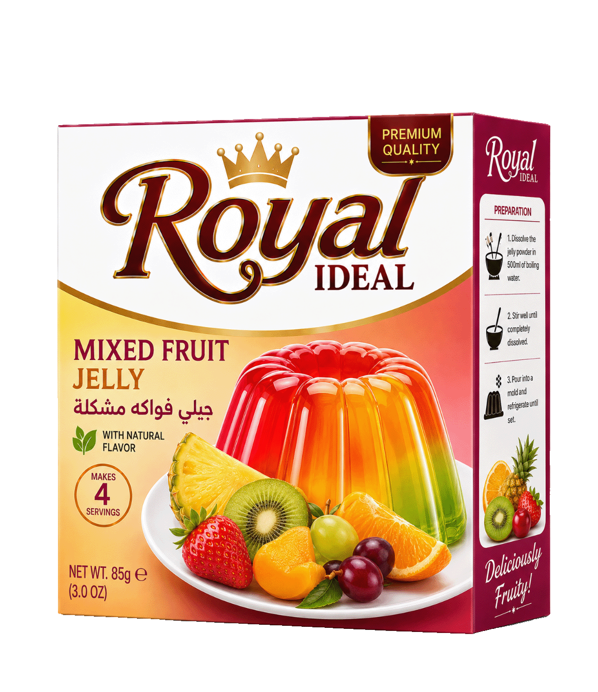 Royal Ideal mixed fruit jelly
